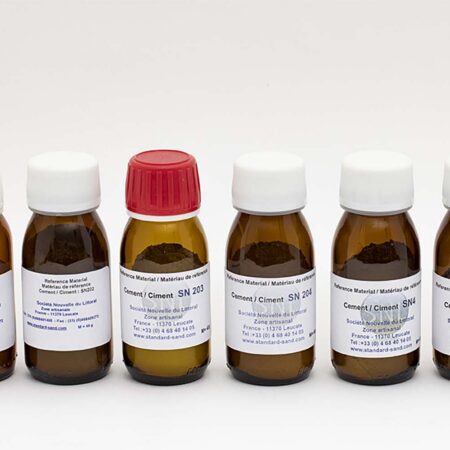 Ciments de référence pour Chimie et Granulométrie